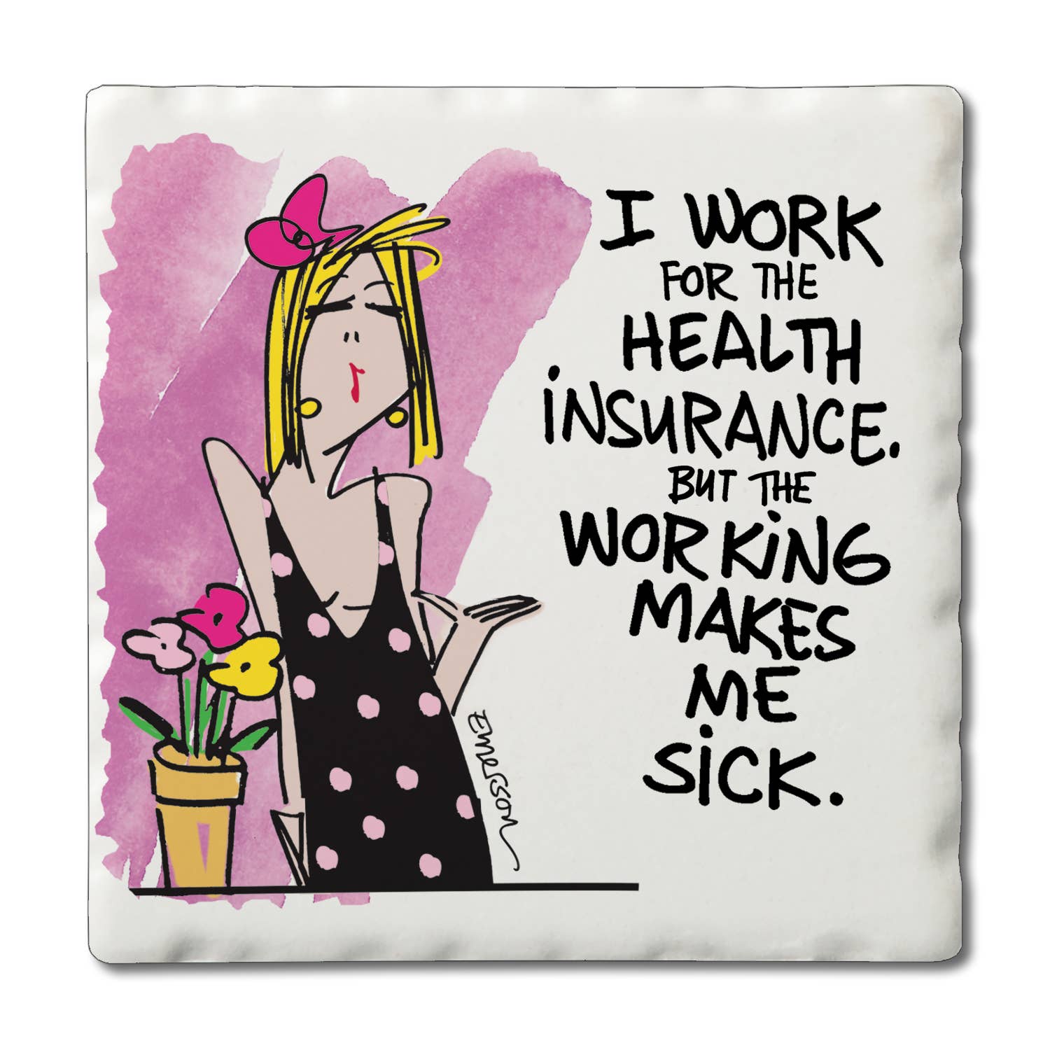 CounterArt/Highland Home/Thirstystone – wholesale Underlägg – Ladies of Indulgence Pre-Pack Single Coaster Display8