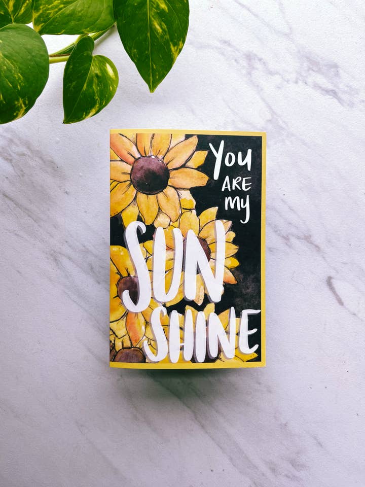 You are My Sunshine Greeting Card for wholesale by Monellisa