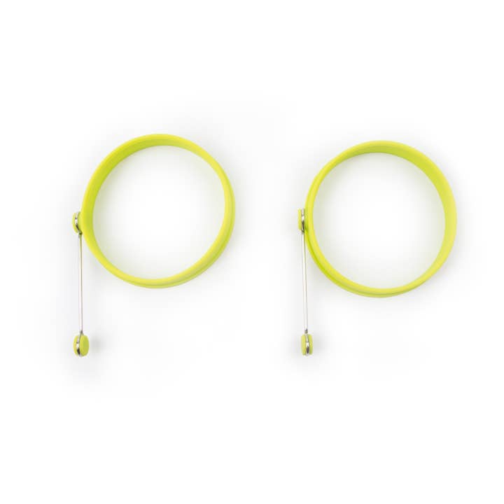 Fox Run Brands - Wholesale Kitchen Tool/Gadget - Fox Run Silicone Egg Ring, Set of 2, 6.25" x 4" x 1.25"2
