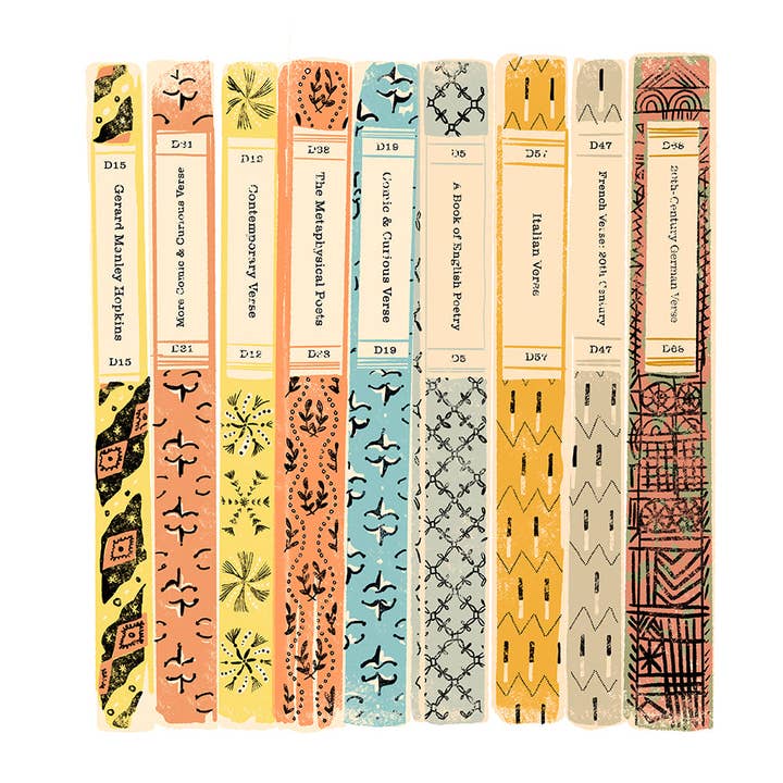 Design Smith - Wholesale Everyday Greeting Card - Penguin Poetry - blank greetings card1