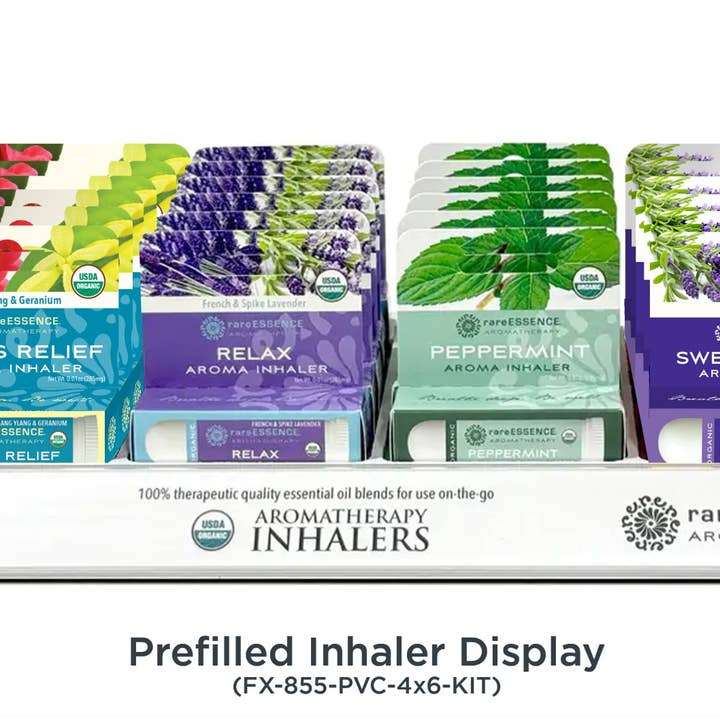 Inhaler Display - 4x6 - KIT for wholesale by rareESSENCE
