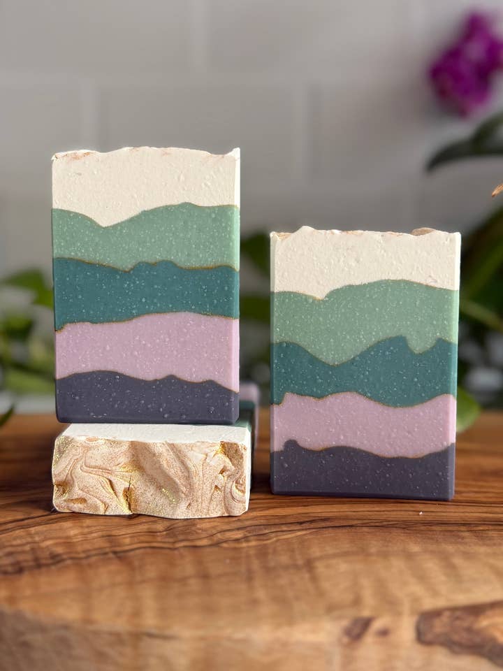 Blackberry Sage - Tallow & Goat Milk Soap for wholesale by Juniper & Sage Soap Co. LLC