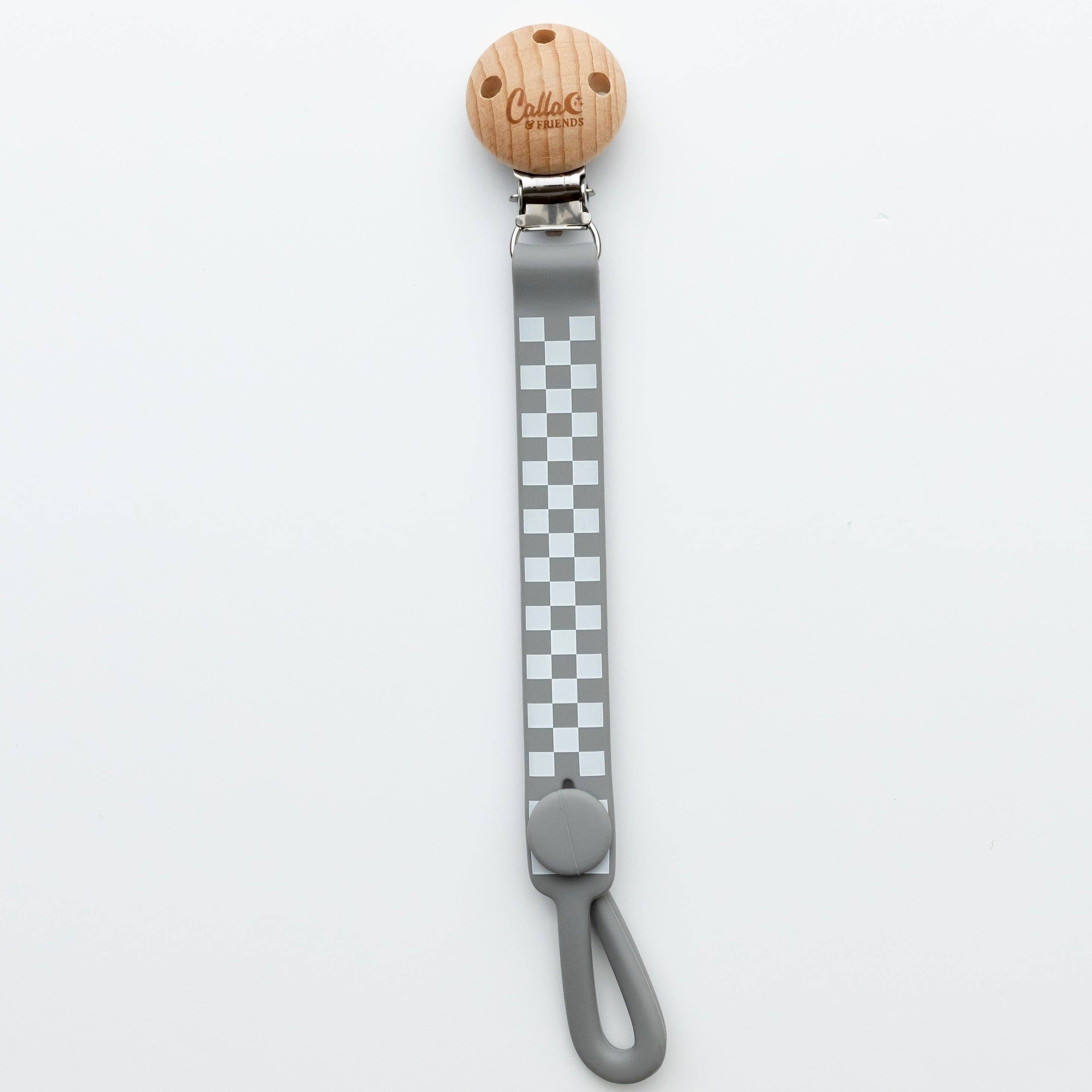 Calla & Friends – wholesale Nappklämma - Baby – Nash Everything Clip - Rutig3