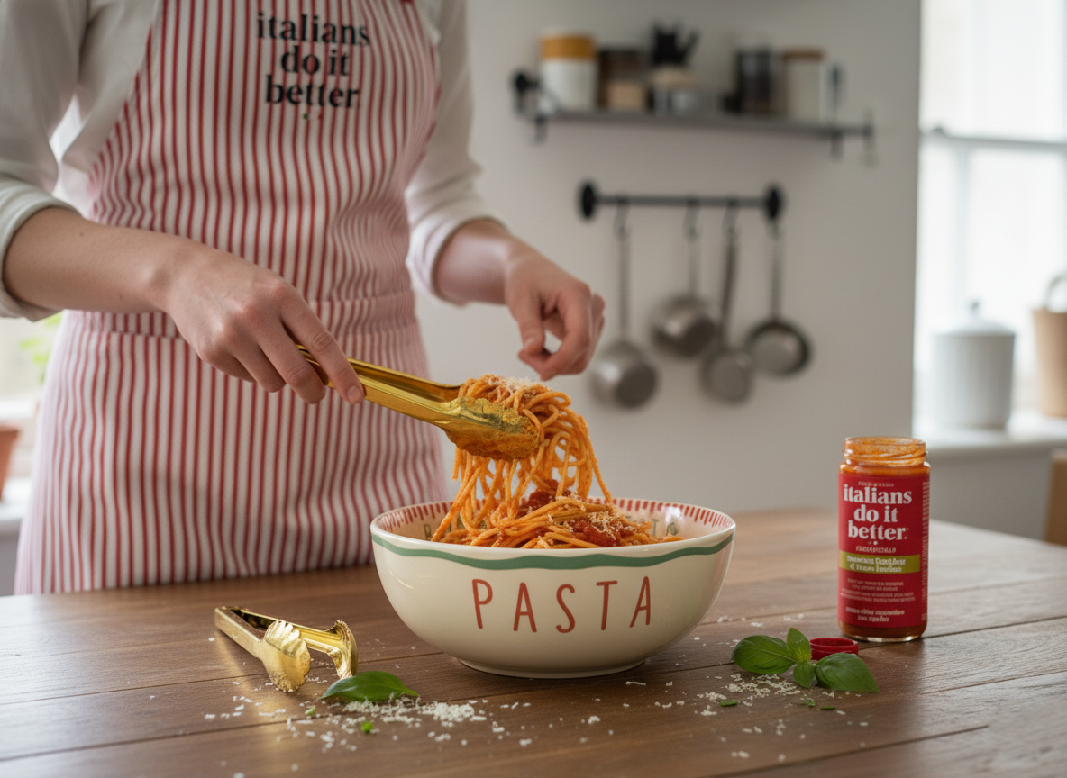 Grill Society - Wholesale Bowl - Italians Do It Better Pasta Bowl Set1