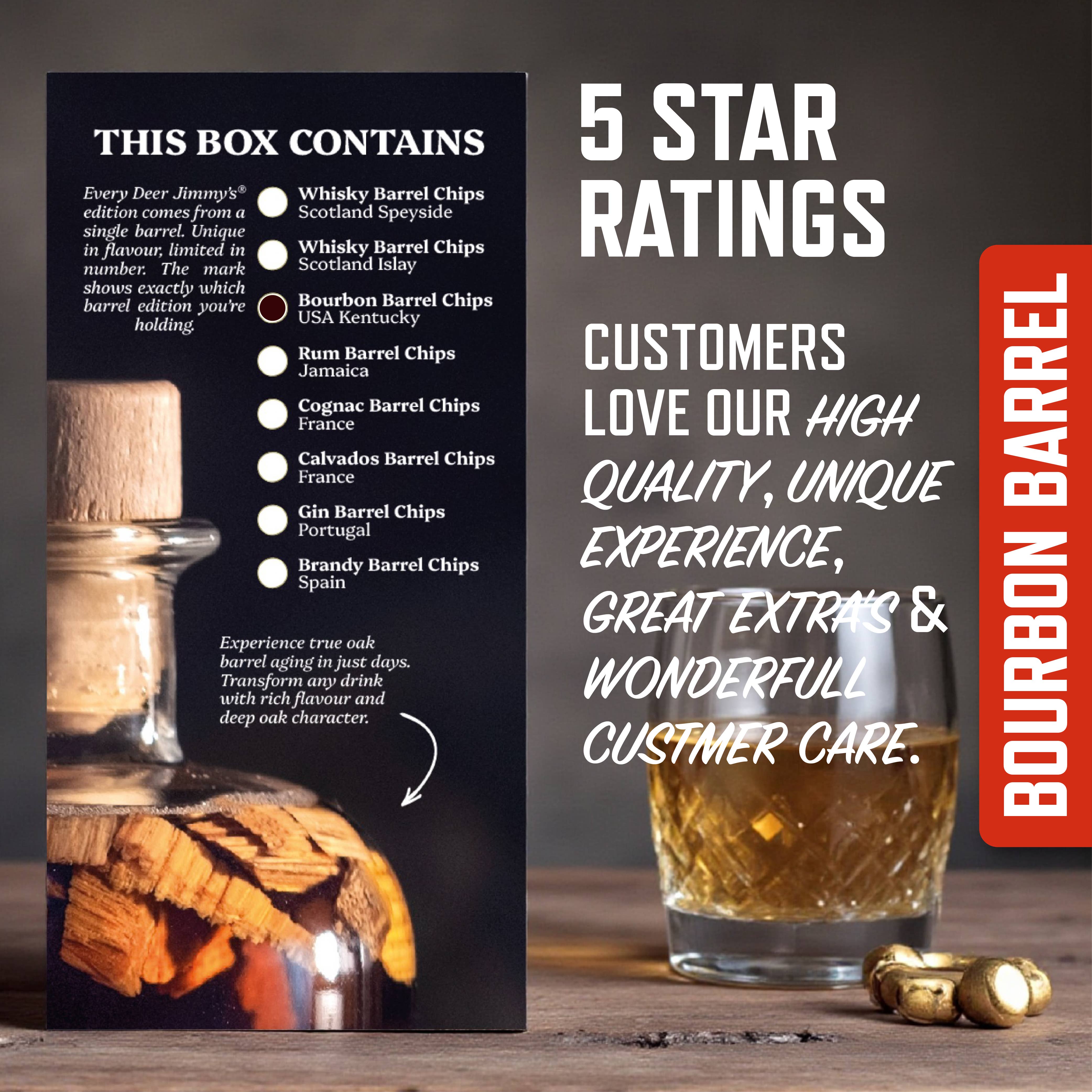 Deer Jimmy's® - Wholesale DIY Drink Kit - Deer Jimmy's® DIY Whiskey Gift Set – Kentucky Bourbon Barrel8