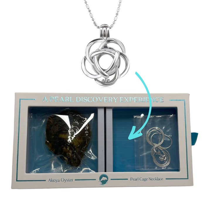 DOE-HET-ZELF BLOEM 2 Parel Ontdek Halsketting voor wholesale door Island Pearl Traders