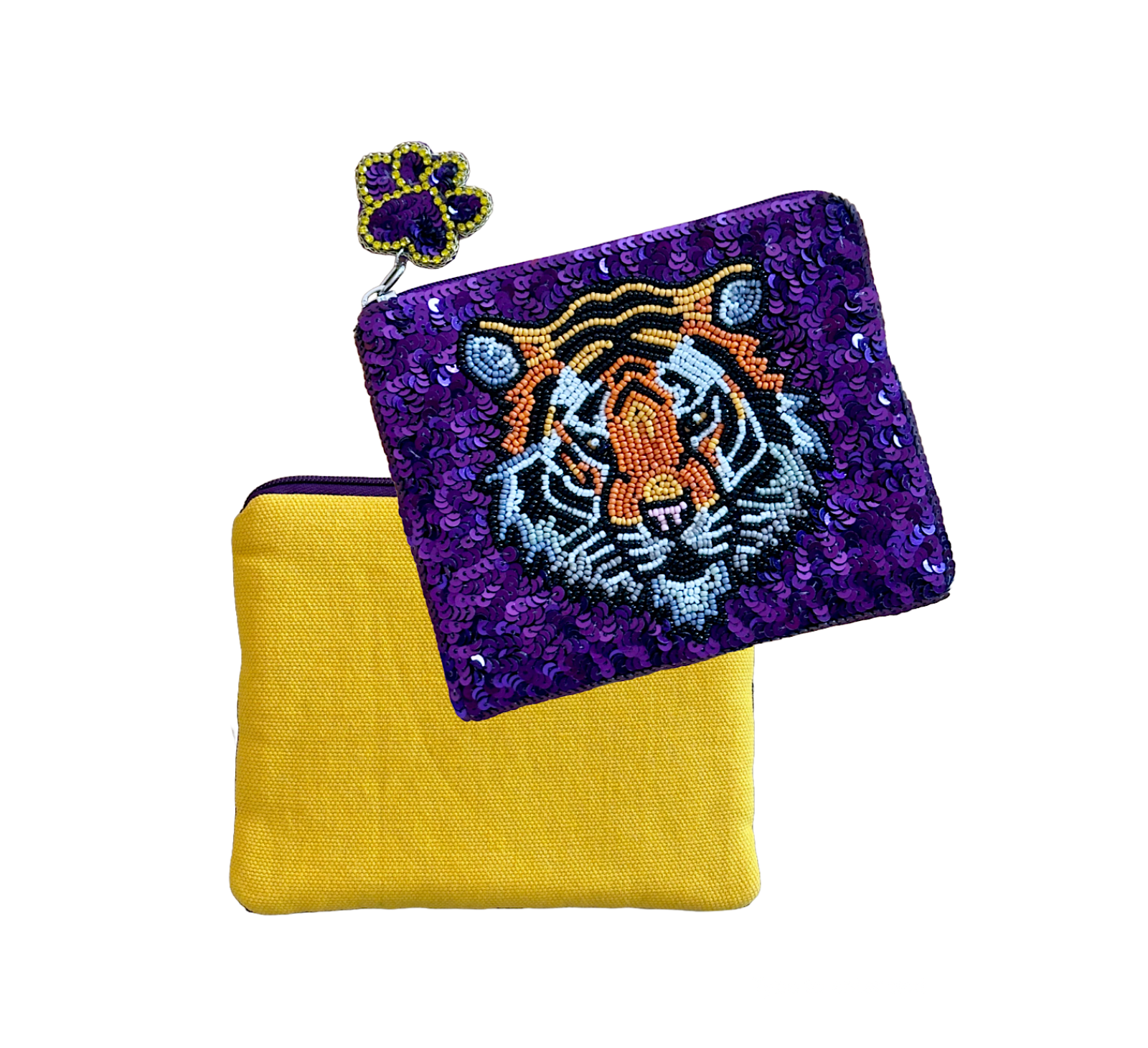 Lily Posh - Venta al por mayor Monedero - Mujer - Monedero Día de Partido de Fútbol Tigre LSU Vamos Tigres2