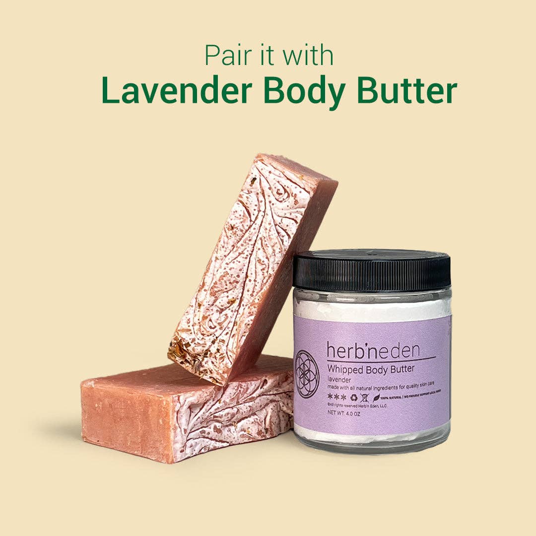 Herb'N Eden - Wholesale Bar Soap - Rosewater Kefir & Lavender Bar Soap3