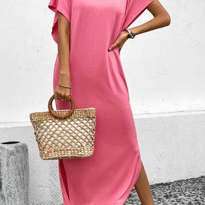 T shirt maxi dress wholesale Clearance