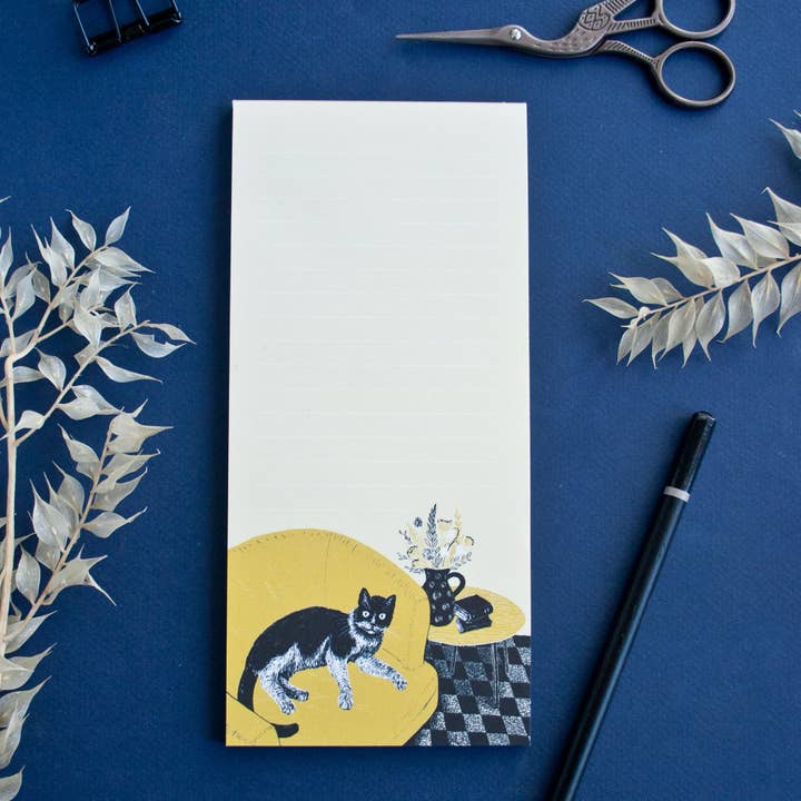 Notebook Cat in the Armchair for wholesale by Katja Rub