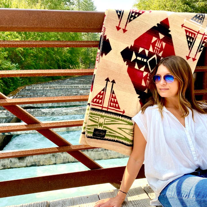 Follow Your True North - Wholesale Throw Blanket - Wind River Blanket2