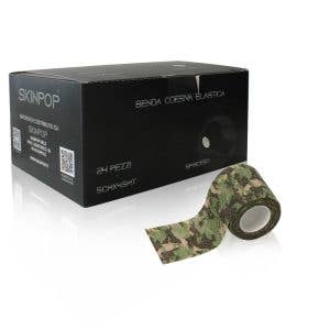 Skinpop Mimetic Cohesive Bandage 24 pcs for wholesale by Tattoo Defender