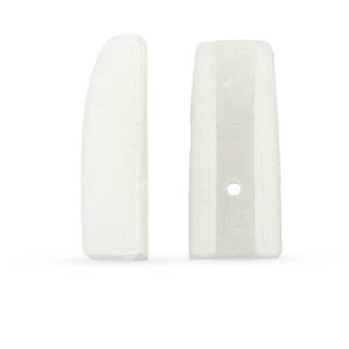 Plazko - Wholesale Craft Supplies - BeadSmith Replacement White Nylon Jaws For Flat Nose Pliers - 2pcs/pack0