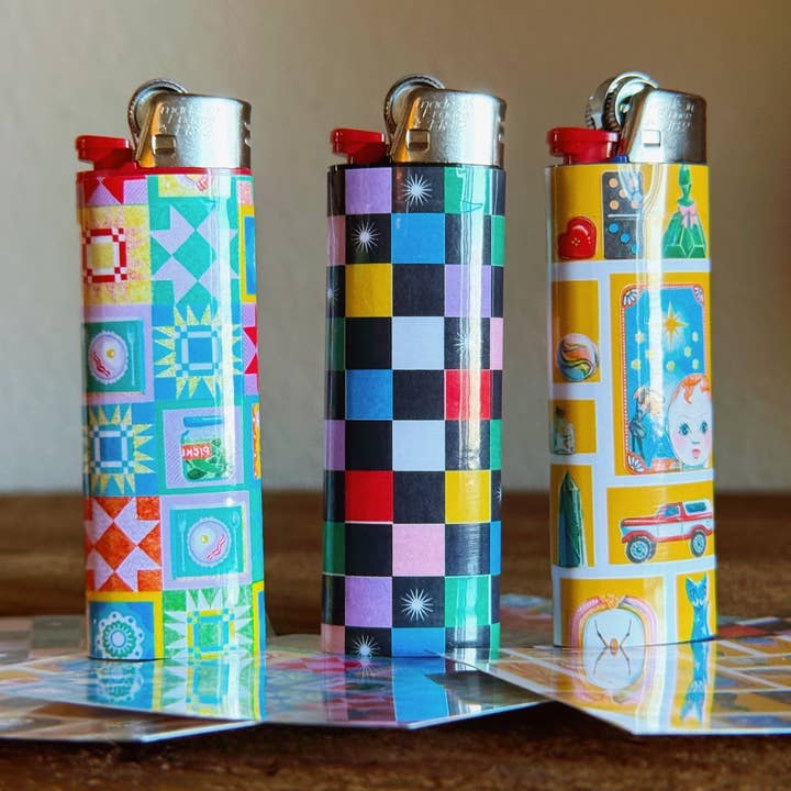 Adesivo per Accendino Colorato e Accogliente per la vendita all'ingrosso da parte di Chaos Magic Studio