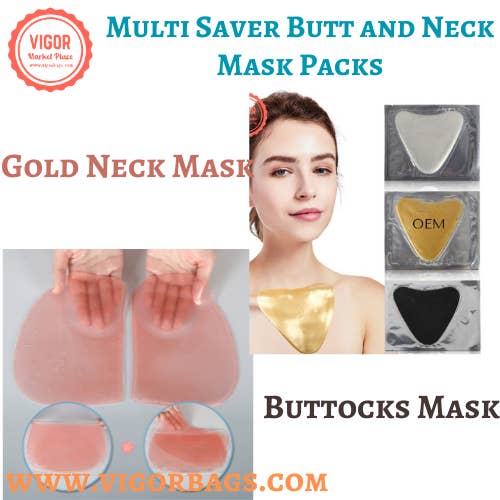 VIGOR - Wholesale Skincare Face Mask - Multi Saver Butt and Neck Mask Packs(5 Pack)0