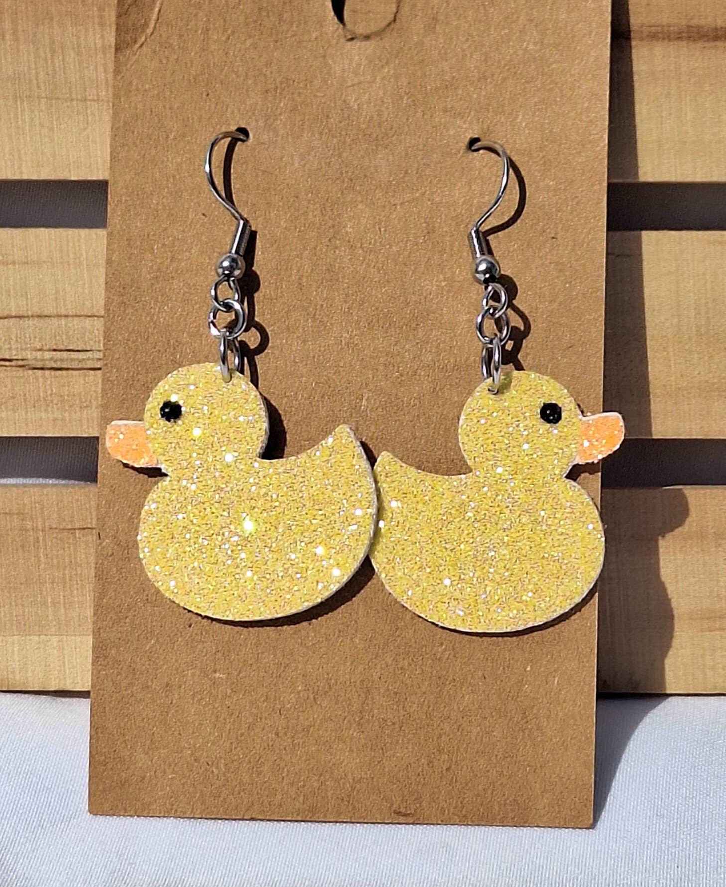 Sunshine Crafts - Wholesale Dangle earrings - Duck Earrings, Duckie Earrings
