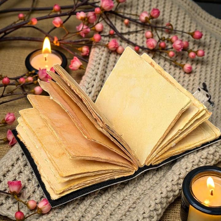 Leatherooze - Vente Journal intime - Journal en cuir de fée - Livre de sorts vintage1