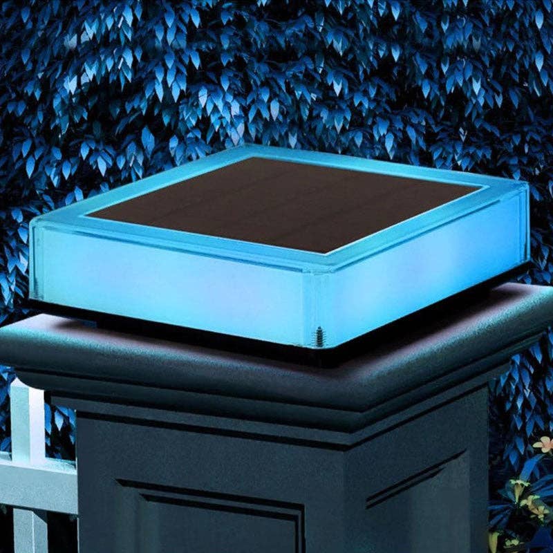 Kiyo Home – wholesale Outdoor/lawn light – Luna Solar Post Lights9