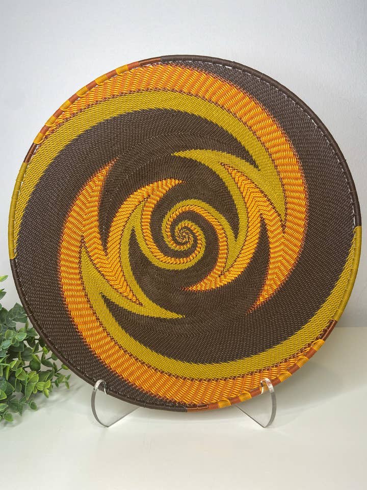 Stor åben V Telefon Wire Plate - African Earth for engroshandel hos Eve & Nico Gifts & Home Decor