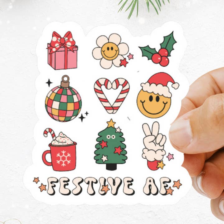 Pegatina AF festiva para venta al por mayor de Cute Teacher Things