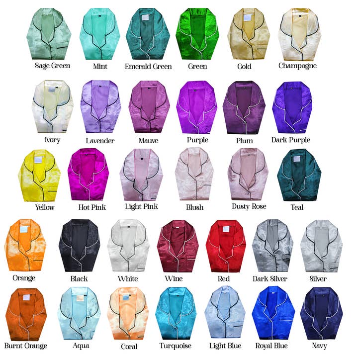 The Blissful – Engroshandel Natskjorte – til kvinder – Brudeknapper Dunskjorter Brudefest Klargjort skjorter4