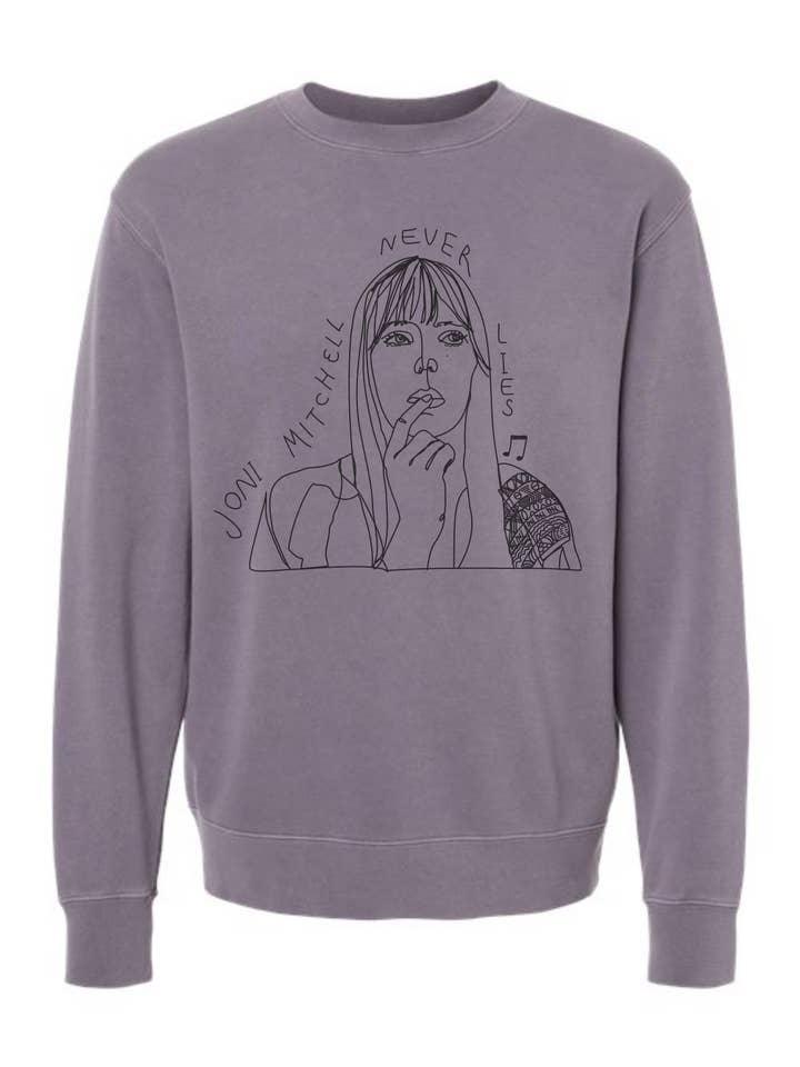 Joseph + Sue - Wholesale Graphic Sweatshirt - Women's - Joni Never Lies Vintage Washed Sweater