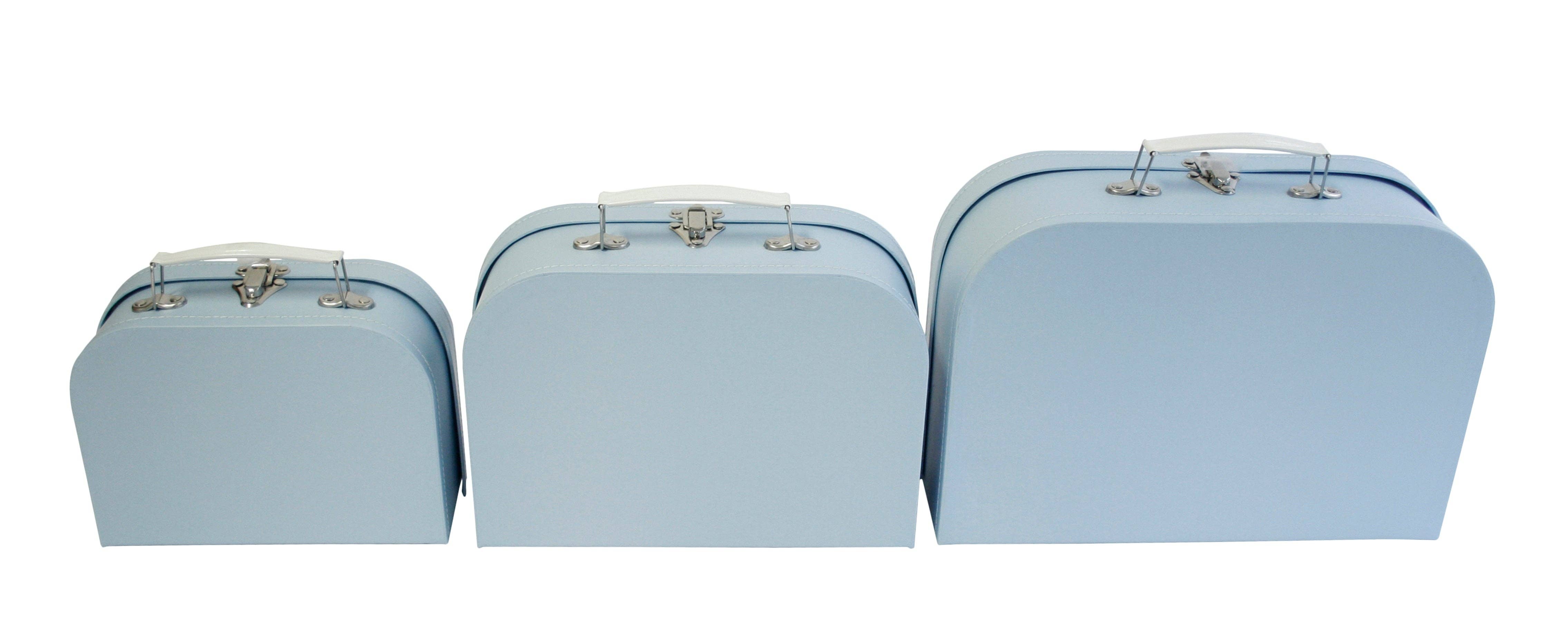 WALD IMPORTS - Wholesale Luggage - Suitcase Set of 3 Baby Blue Paperboard2