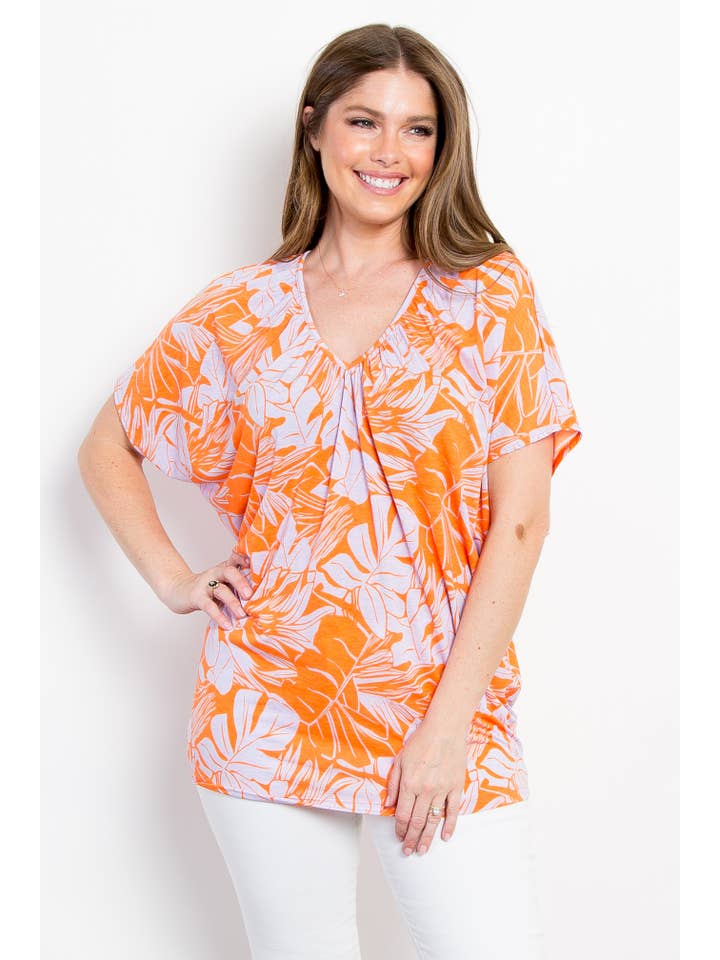 Emme Kay – wholesale Tunika - Dam – PT11390 RYNKFRI MÖNSTRAD TOPP