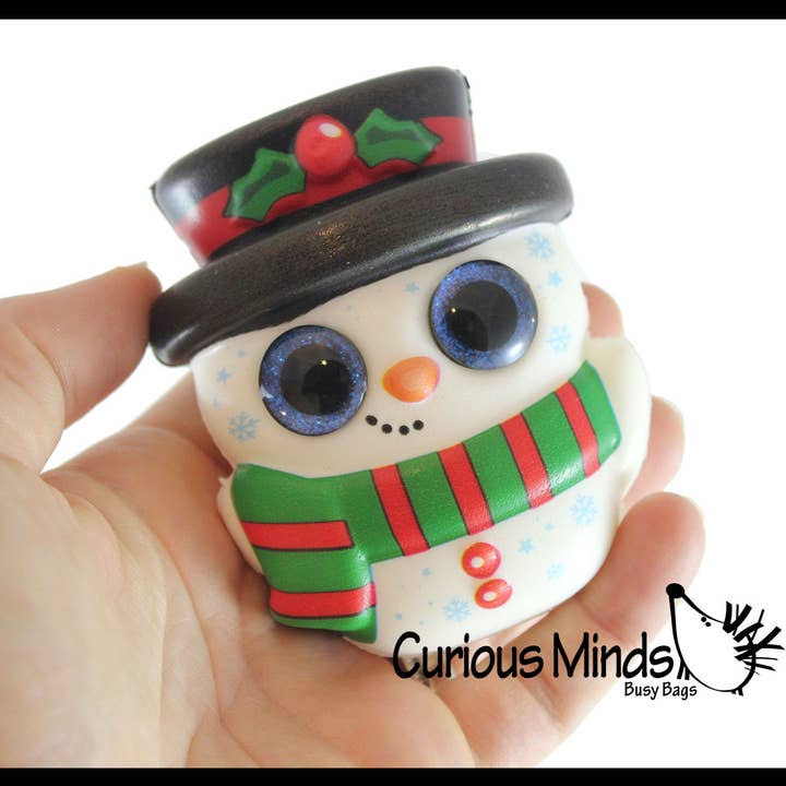 Curious Minds Toys - Wholesale Squishy toy – Kids & Baby - 1 Sparkle Eye Winter Animal Themed Slow Rise Squishy Toys -9