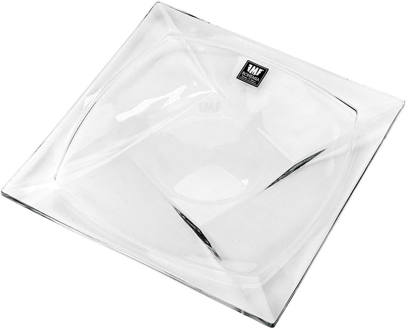 NORTH AMERICAN CRYSTAL - Wholesale Platter - 7" Bohemian Crystal Quadron Plater AU60697 QUADRON, AURUM0