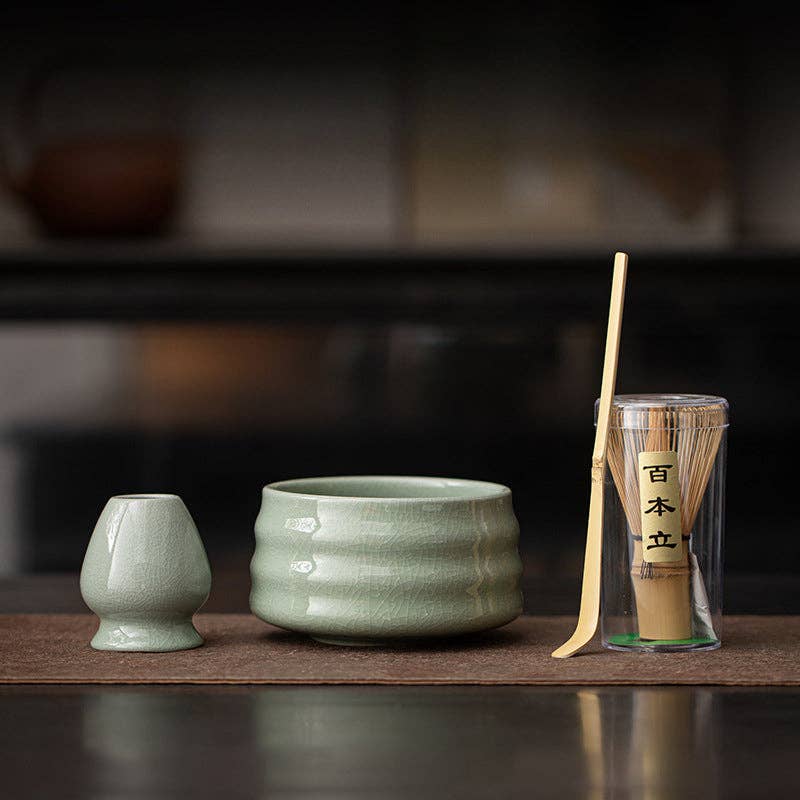 Gohobi （We cover U.S. import duties） - Wholesale Tea Set - Gohobi Ceramic Matcha Set 0503