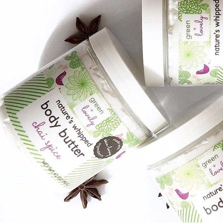 green + lovely - Wholesale Body balm/butter - Chai Spice Body Butter Shea Whipped1