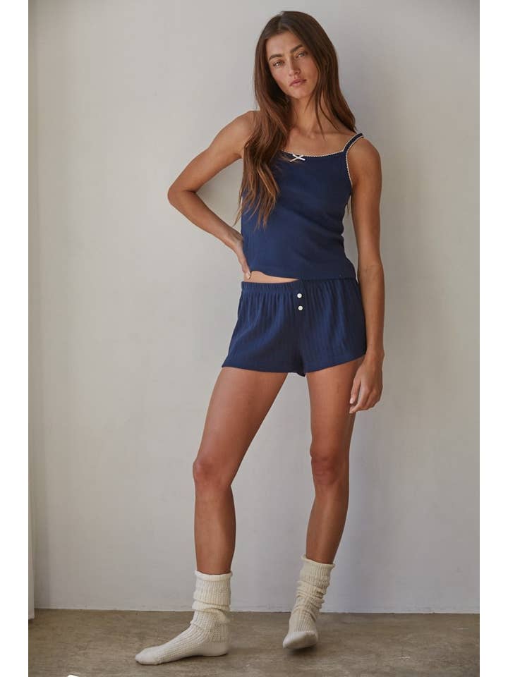 By Together - Wholesale Camisole - Women's - L8623 | Knit Polyester Rayon Spandex Pointelle Ribbed Cami3