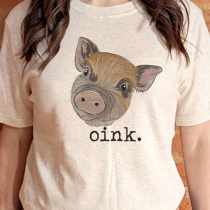 Barefoot Baby - Wholesale Mommy & Me Sets - Oink Pig Country Western Farm Tee Mommy and Me Clothing 2