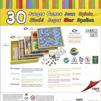 Cayro - Wholesale Board Game - Board Game - 30 Different Games - Parchees, Goose, Etc.1