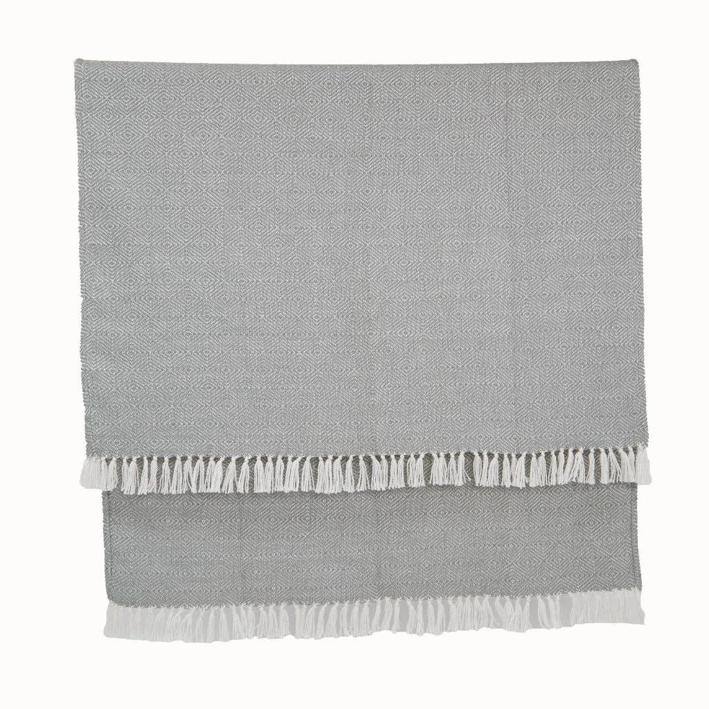 Weaver Green - Wholesale Throw Blanket - Diamond Dove Grey Blanket2