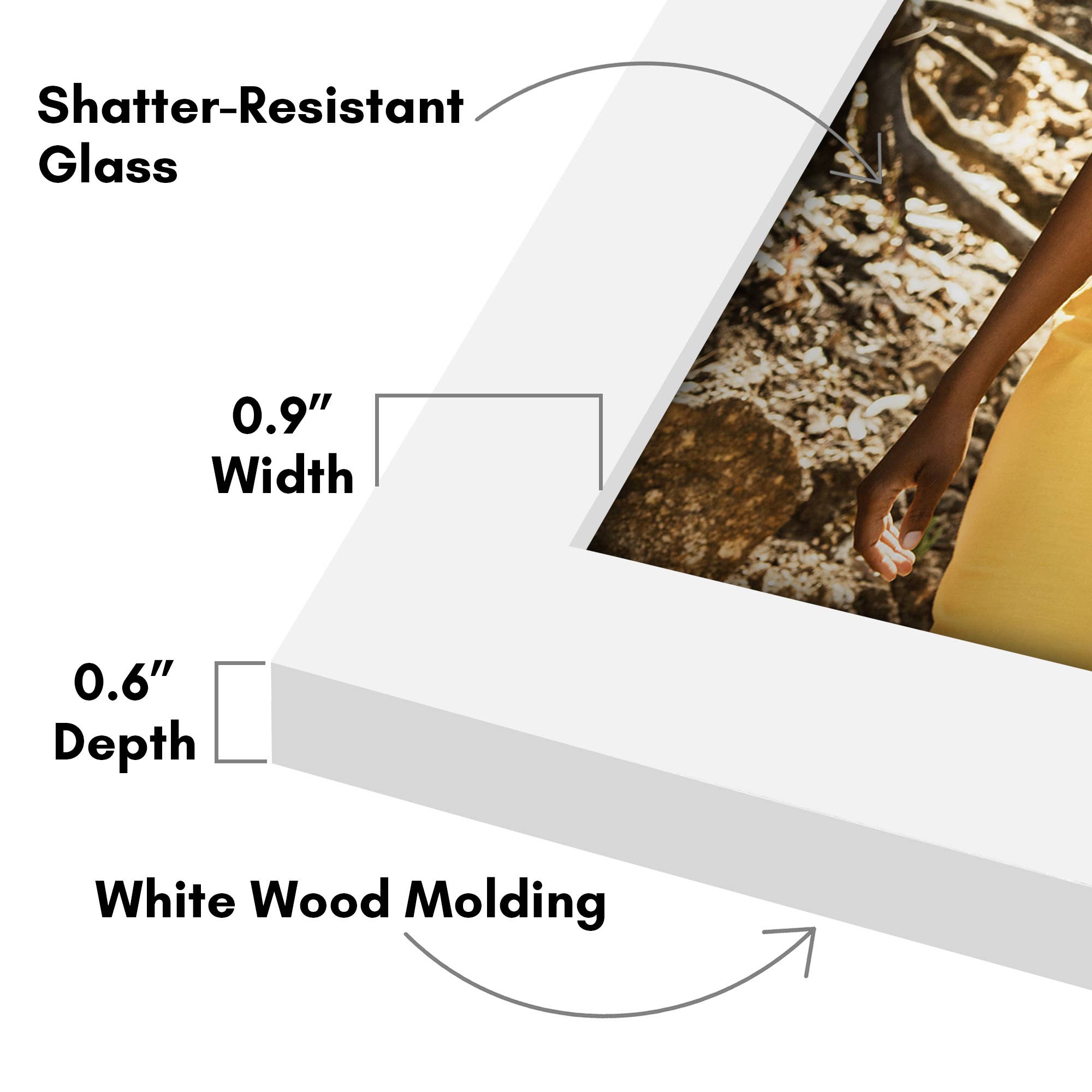 Americanflat - Wholesale Picture Frame - Americanflat 10 Piece Gallery Wall Frames 8x10 5x7 4x62