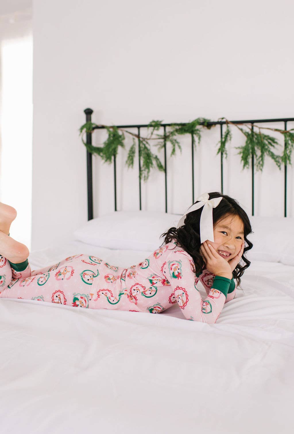 Ollie Jay - Vente Haut et bas de pyjama – enfant - Pyjama 2 pièces en bambou motif renne2