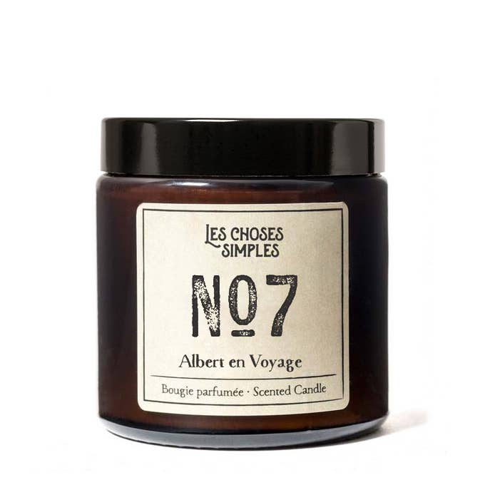 Petite bougie parfumée à la cire de soja -Nr7 (Vétiver) pour la vente par Les Choses Simples