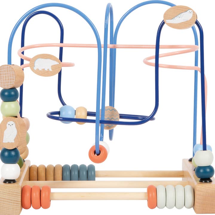 small foot - Vente Jouet en bois – enfant - Boucle motrice « Arctic » en bois | jouet de motricité fine2