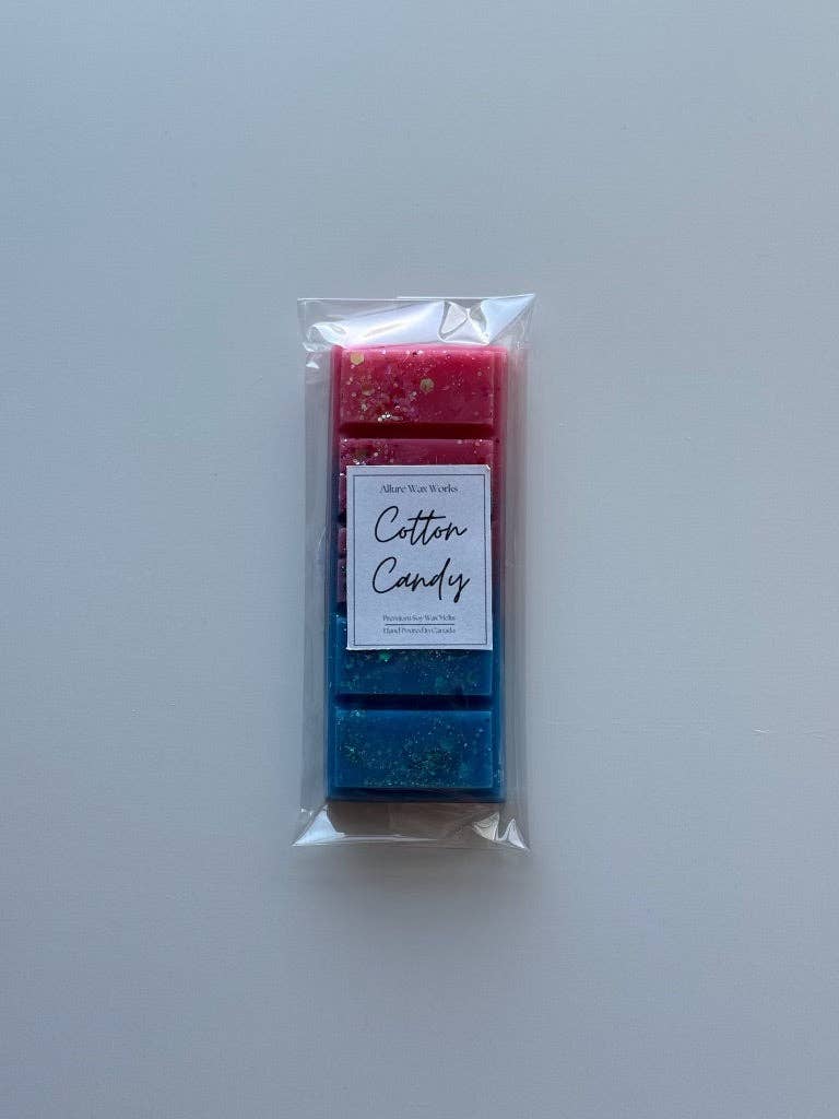 Allure Wax Works - Wholesale Wax Melt - Cotton Candy Snap Bar Wax Melt1