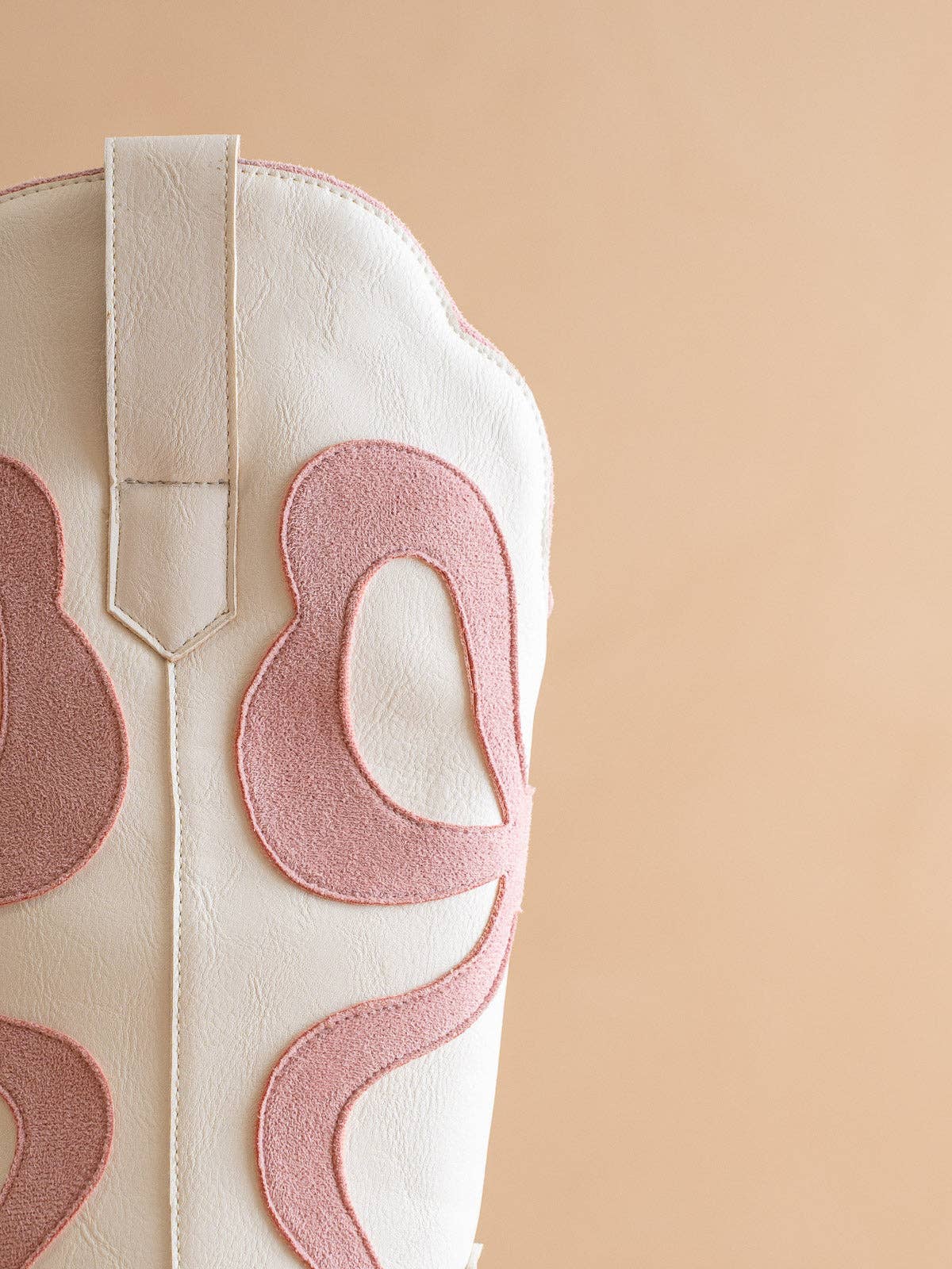 The Bowie | Pink Western Boot with Pink Inlay for wholesale on Faire3