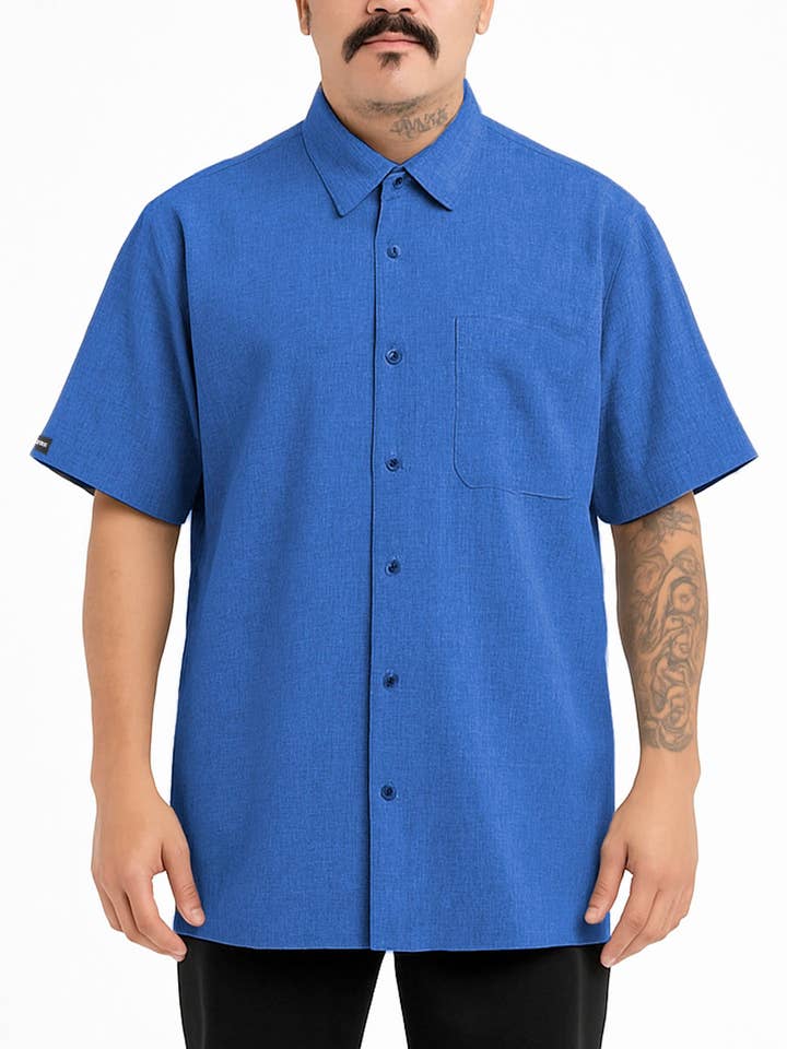 Mens Melange Short Sleeve Button Down Shirt and other Purchase Wholesale button down shirts men. Free Returns & Net 60 Terms on Faire trending on Faire.