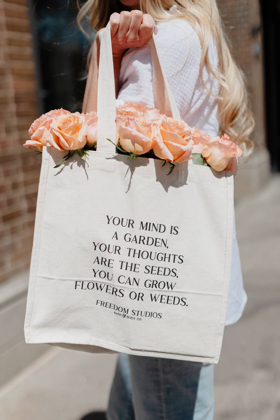 Freedom Studios - Wholesale Draagtas - Dames - Gratis to Bloom Tote1