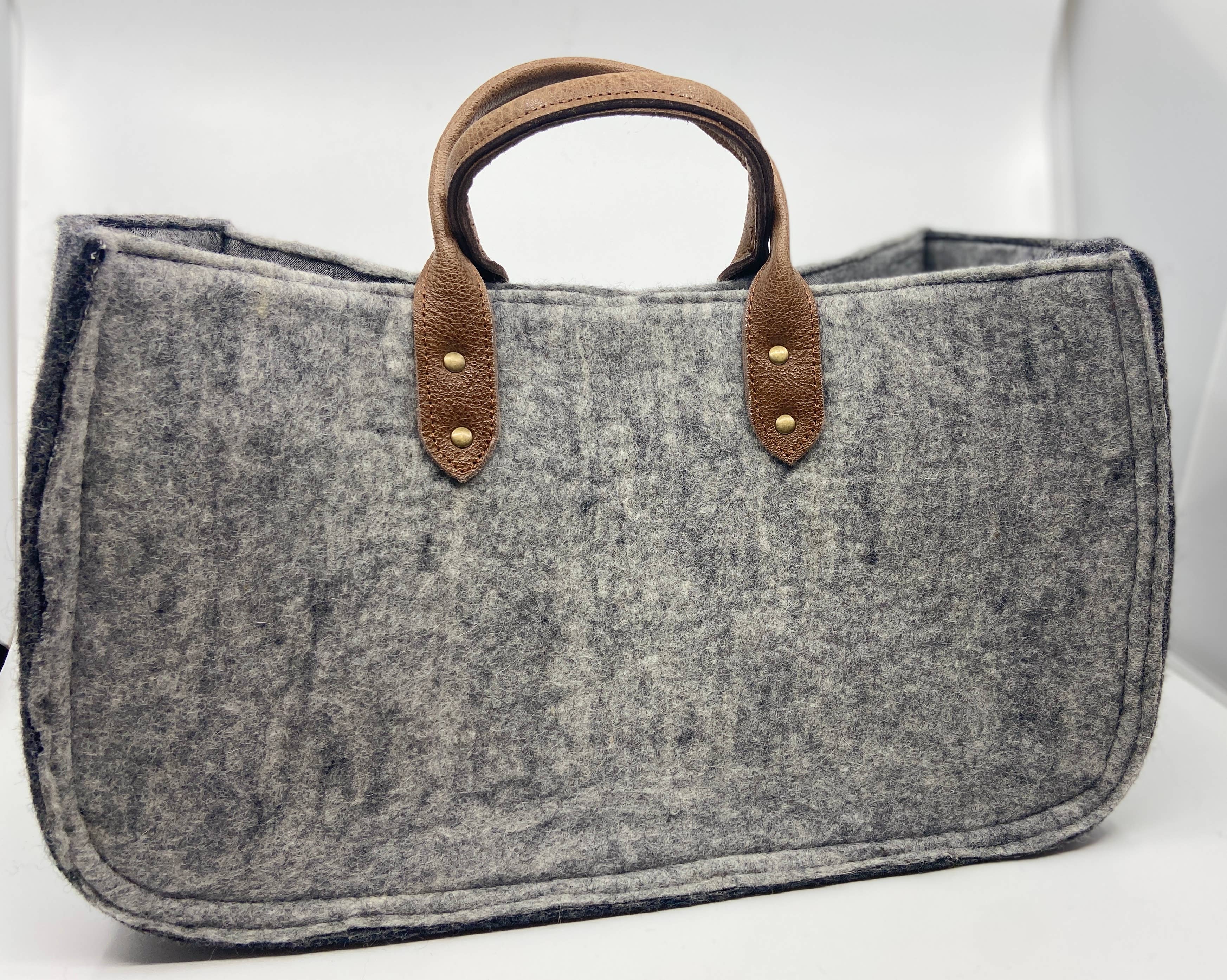 Fibres of Life - Wool & Felt - Wholesale Tote Bag - Women's - The Grab-&-Go Carry All | Felt Wool Tote Bag | Soft Yarn Bag31