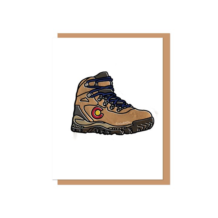 Colo RAD o Greeting Card for wholesale by Alina Walker Design