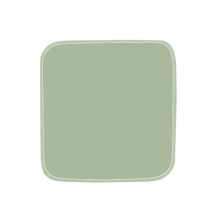 Essuie-tout réutilisables - Vert sauge uni pour la vente par Porter Lee's