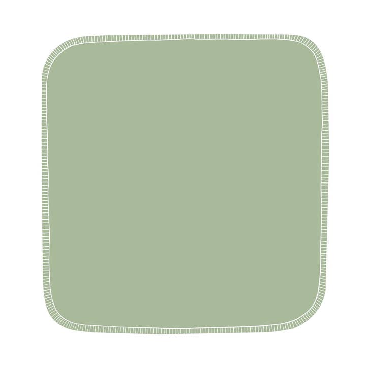 Reusable Paper Towels--Solid Sage Green for wholesale by Porter Lee's
