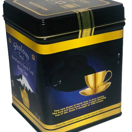 Sholom Tea - Wholesale Loose Tea - Jewish Gifts & Holiday Teas in Attractive Square Tins 4