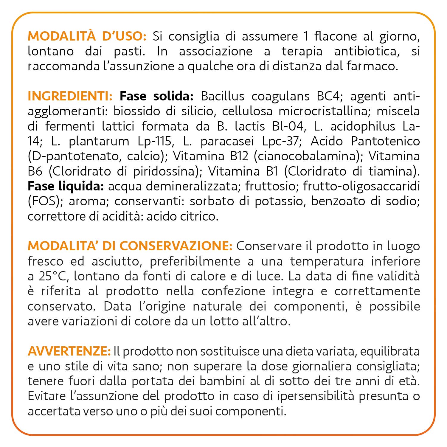 OPTIMA NATURALS - Vendita all'ingrosso Vitamine/integratori orali - Provida Probiotici Plus - 20 miliardi per dose - 7 flaconcin9
